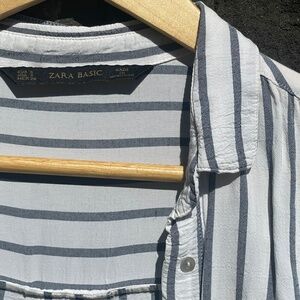 Zara Button Down oversized shirt